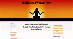 Desktop Screenshot of enlightenedwithoutguru.com