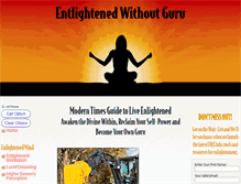 Tablet Screenshot of enlightenedwithoutguru.com